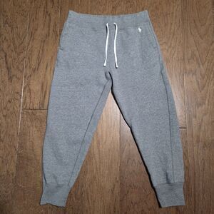 Polo Ralph Lauren Sweatpants Mens Medium Gray Jogger Pants Drawstring Lounge